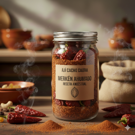 AJÍ CACHO CABRA MERKEN AHUMADO RECETA ANCESTRAL